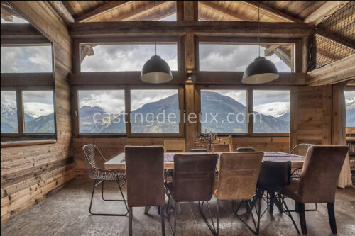 FR120 - Chalet contemporain en bois avec verrière et vue montagne – Chamonix